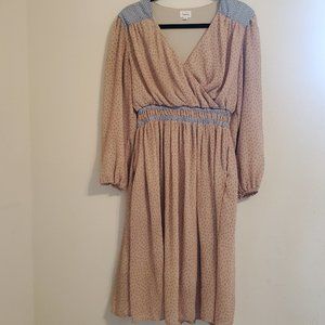 Down east long sleeve midi dress